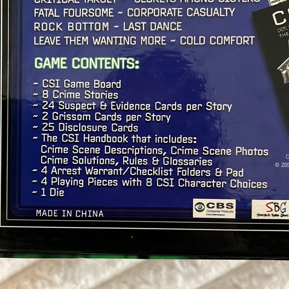 CSI board game - Picture 6 of 6